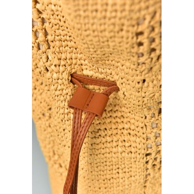 Saint Laurent Medium Tote in Raffia