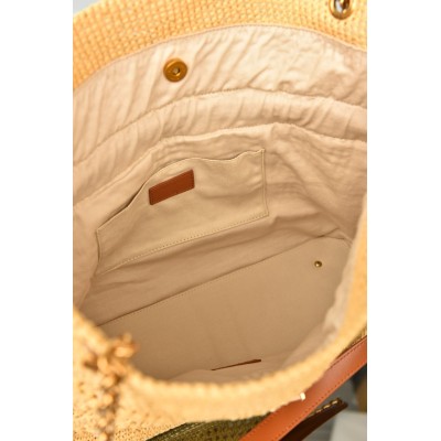 Saint Laurent Medium Tote in Raffia