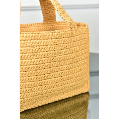 Valentino Garavani Viva Superstar Small Shopping Bag in Raffia