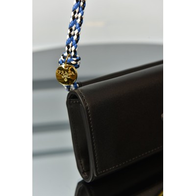 Prada Wallet with Leather Shoulder Strap