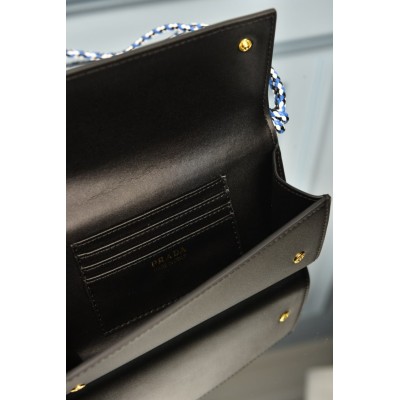 Prada Wallet with Leather Shoulder Strap