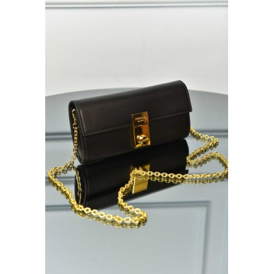 Prada Wallet with Leather Shoulder Bag