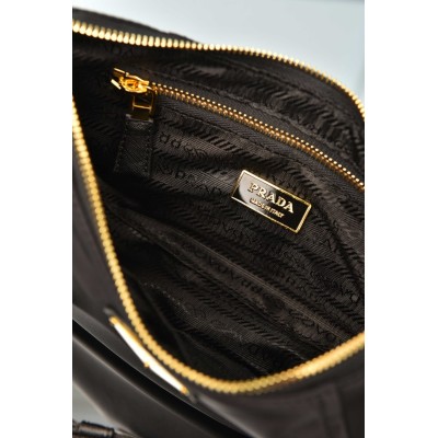 Prada Demi-Lune Re-Nylon Shoulder Bag