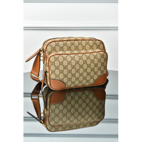 Gucci GG Emblem Crossbody Bag