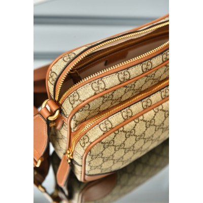 Gucci GG Emblem Crossbody Bag
