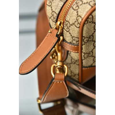 Gucci GG Emblem Crossbody Bag