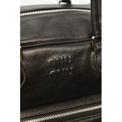 Miu Miu Nappa Leather Top Handle Bag