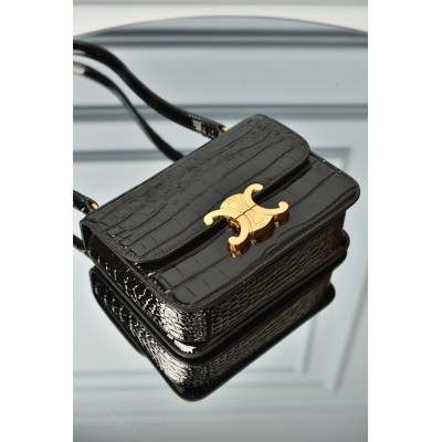 Celine Teen Garance Bag in Alligator Mini