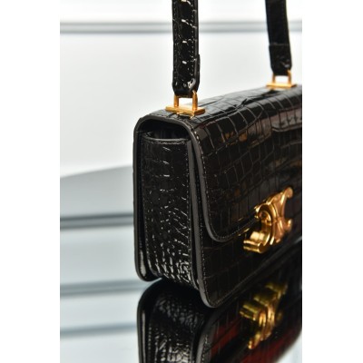 Celine Teen Garance Bag in Alligator Mini