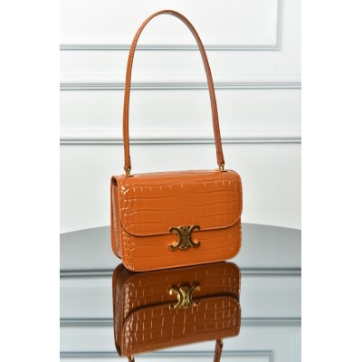 Celine Teen Garance Bag in Alligator Small