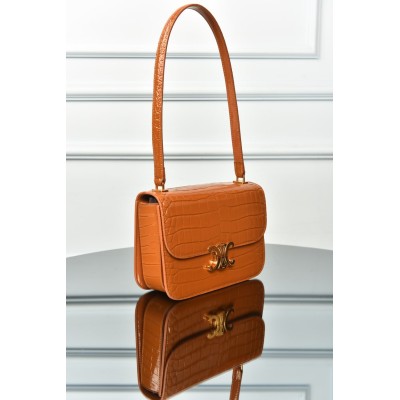 Celine Teen Garance Bag in Alligator Small