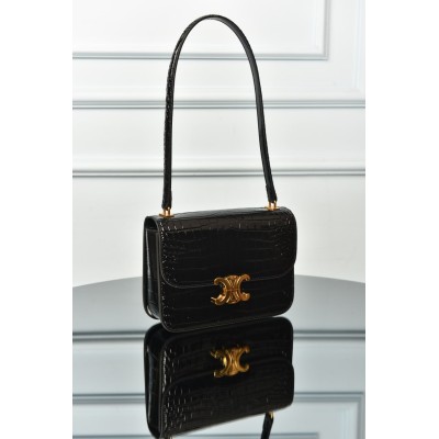 Celine Teen Garance Bag in Alligator Small