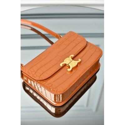 Celine Teen Garance Bag in Alligator Small