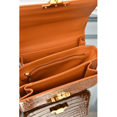 Celine Teen Garance Bag in Alligator Small