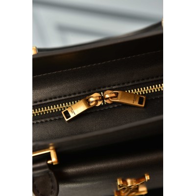 Saint Laurent Uptown Satchel Leather Bag