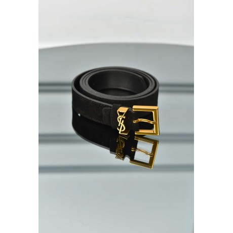 Saint Laurent Kadın Süet Kemer