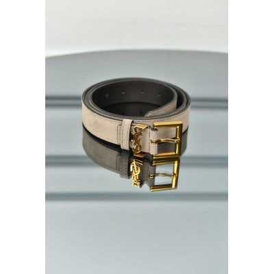 Saint Laurent Kadın Süet Kemer