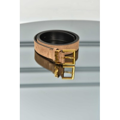 Saint Laurent Kadın Süet Kemer