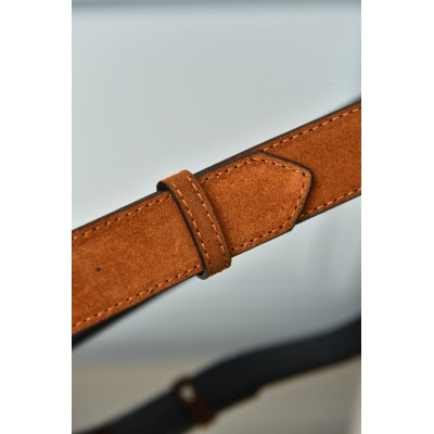 Saint Laurent Kadın Süet Kemer