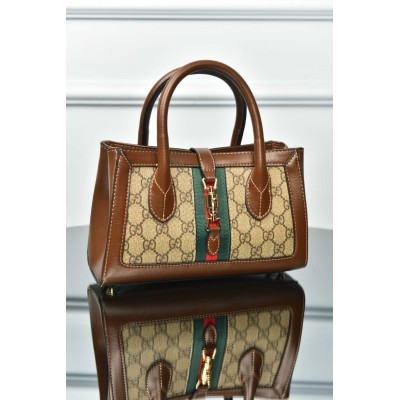 Gucci Small Tote With Piston Closure