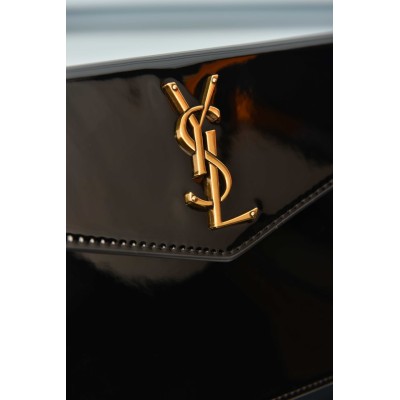 Saint Laurent Uptown Pouch in Patent Leather