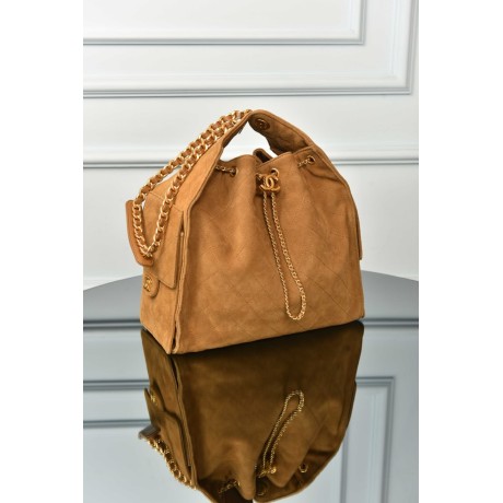 Chanel 25 Medium Suede Handbag