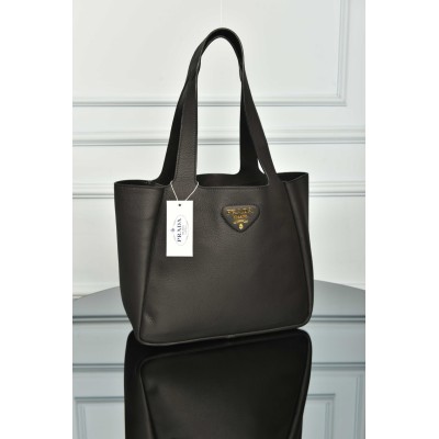 Prada Medium Leather Tote Bag