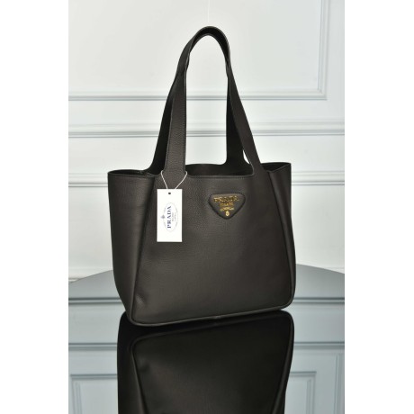 Prada Medium Leather Tote Bag