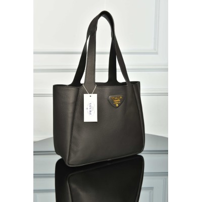 Prada Medium Leather Tote Bag