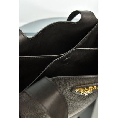 Prada Medium Leather Tote Bag