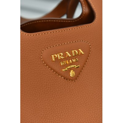 Prada Small Leather Tote Bag