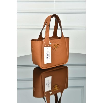 Prada Mini Leather Tote Bag