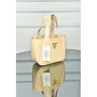 Prada Mini Leather Tote Bag