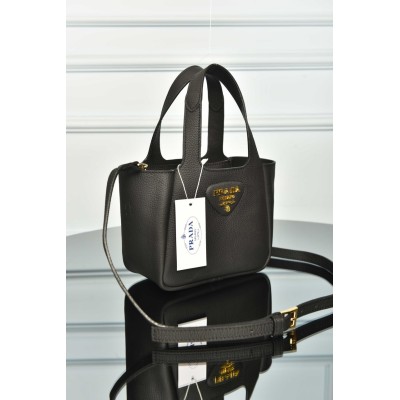 Prada Mini Leather Tote Bag