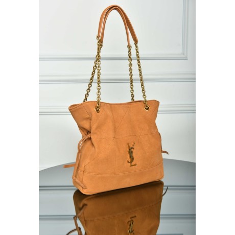 Saint Laurent Jamie Shopping Bag in Suede Small