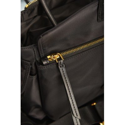 Prada Explore Medium Re-Nylon and Leather Tote Bag