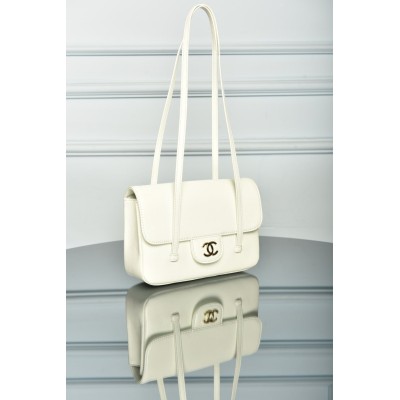 Chanel Leather Strap Clutch