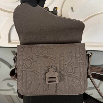 Dior Saddle Messenger Bag with Flap