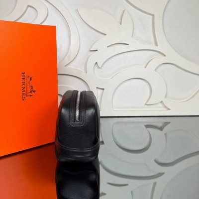 Hermes Travel Pouch with Fingerprint Lock