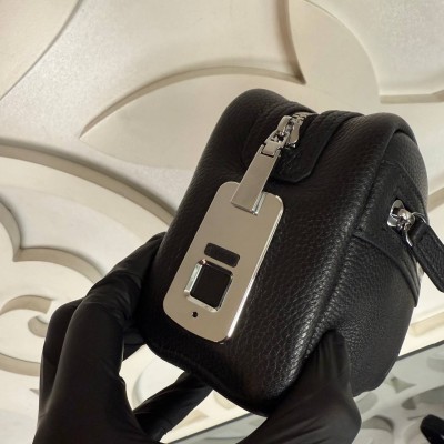 Hermes Travel Pouch with Fingerprint Lock