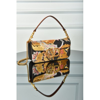 Valentino Garavani Loco Bag with Floral Embroidered