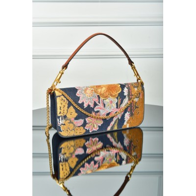 Valentino Garavani Loco Bag with Floral Embroidered