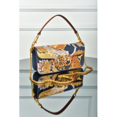 Valentino Garavani Loco Bag with Floral Embroidered