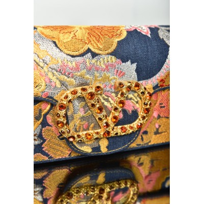 Valentino Garavani Loco Bag with Floral Embroidered