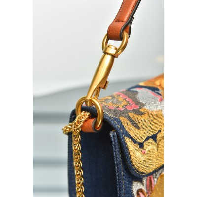 Valentino Garavani Loco Bag with Floral Embroidered