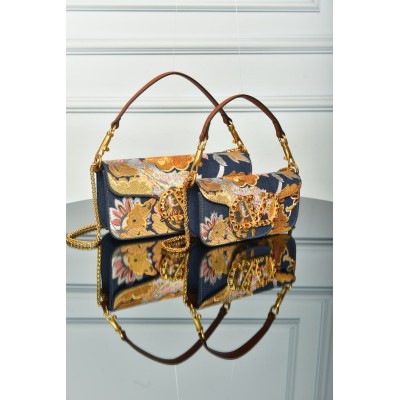 Valentino Garavani Loco Bag with Floral Embroidered