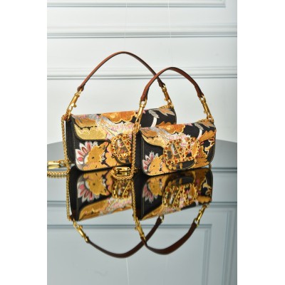 Valentino Garavani Loco Bag with Floral Embroidered