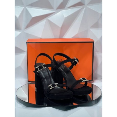 Hermes Black Heels
