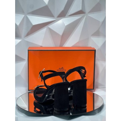 Hermes Black Heels