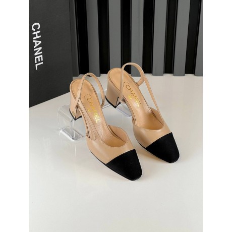 Chanel Slingback Heels